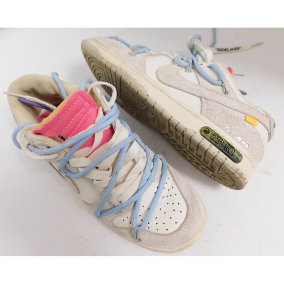 Nike Off-White x Dunk Low \'Lot 38 of 50\' DJ0950-113 Shoes Size 7.5